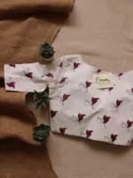 White Floral Blouse