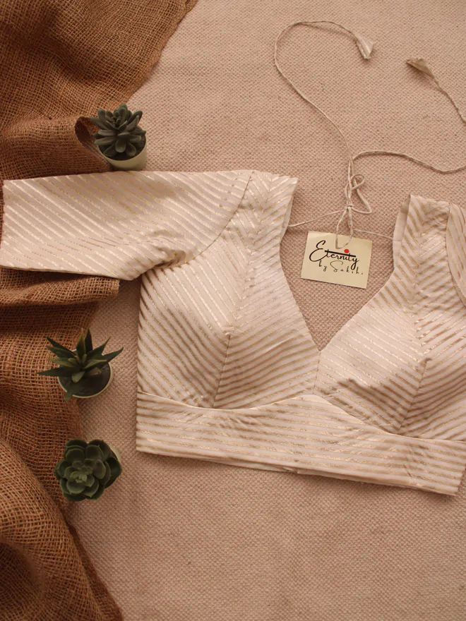 White Stripes Blouse
