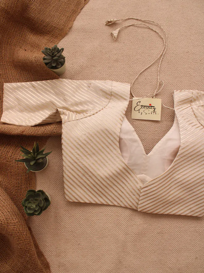 White Stripes Blouse
