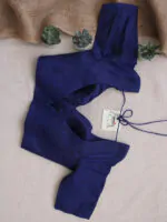 Blue Madhubala With Sleeves Blouse