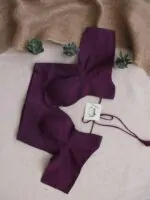 Rosy Madhubala With Sleeves Blouse