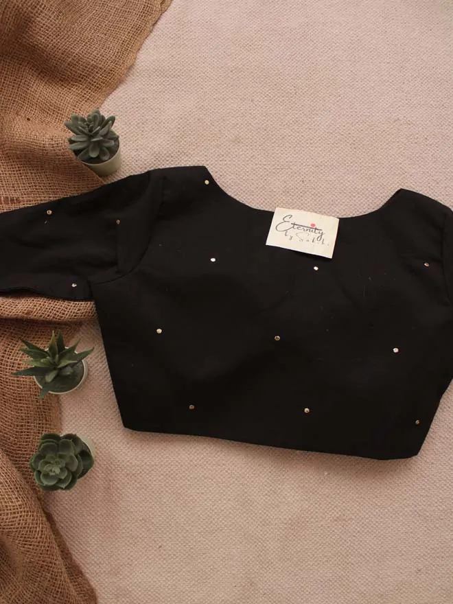 Black Badla Blouse