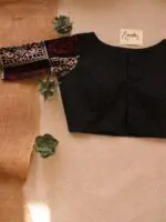 Black Ajrakh Sleeve Blouse