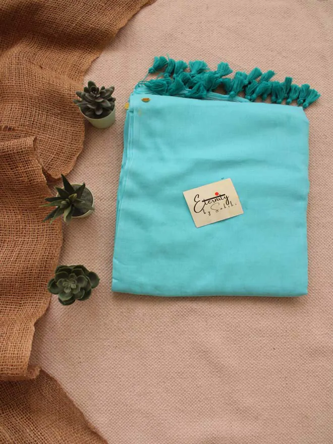 Aqua Impression Saree