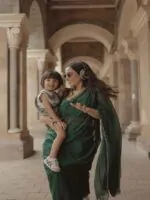Emerald Pearl Saree