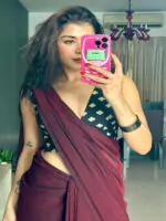 MAROON BREEZY SAREE