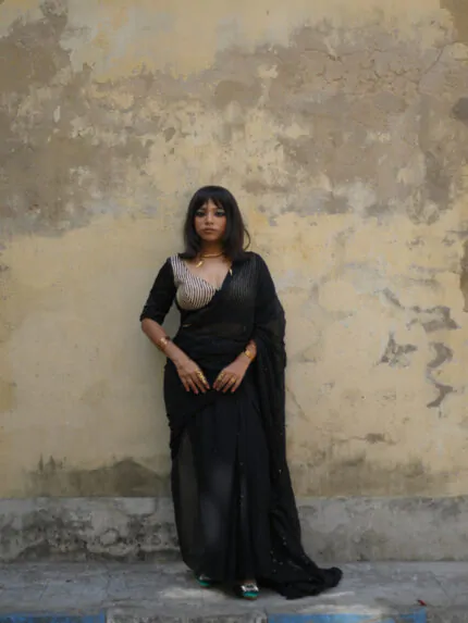 Black Tara Saree