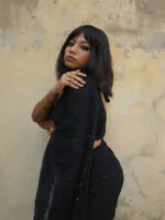 Black Tara Saree