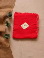 Red Pearl Saree