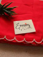 Red Pearl Saree