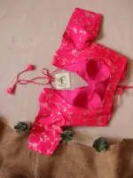 Pink Brocade Blouse