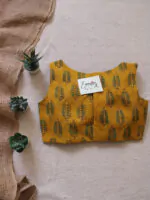 Turmeric Ajrakh Blouse